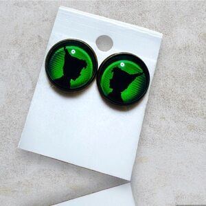 Peter Pan Character Enchanting Stud Earrings - Neverland Jewelry Fun Accessories